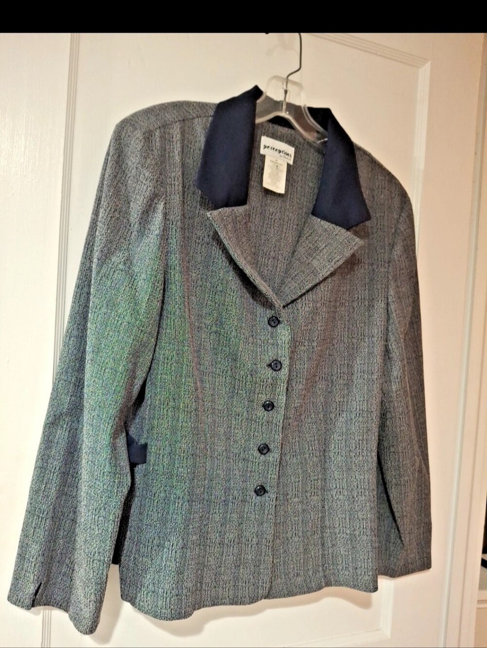 Perceptions Women's Blazer Padded Shoulders Vintage 80's/90's size 16 career